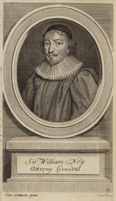 Sir William Noy by Cornelius Janssen van Ceulen